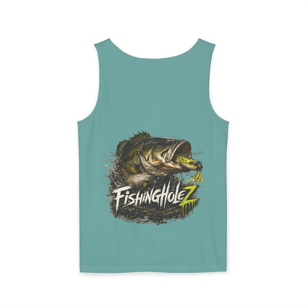 Fishing Sunrise Tank Top — FishingHoleZ Bass Graphic Tank