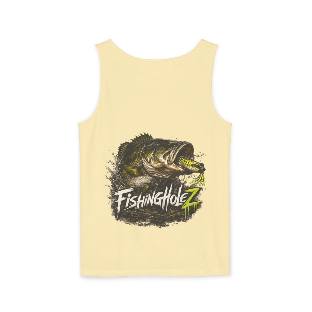 Fishing Sunrise Tank Top — FishingHoleZ Bass Graphic Tank