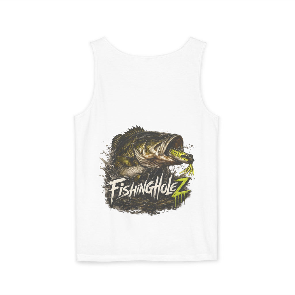 Fishing Sunrise Tank Top — FishingHoleZ Bass Graphic Tank