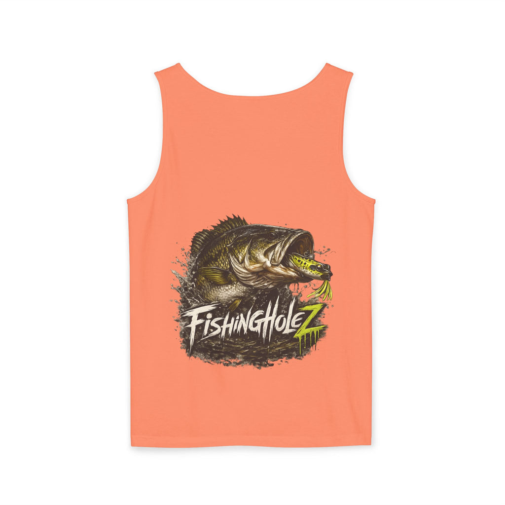 Fishing Sunrise Tank Top — FishingHoleZ Bass Graphic Tank