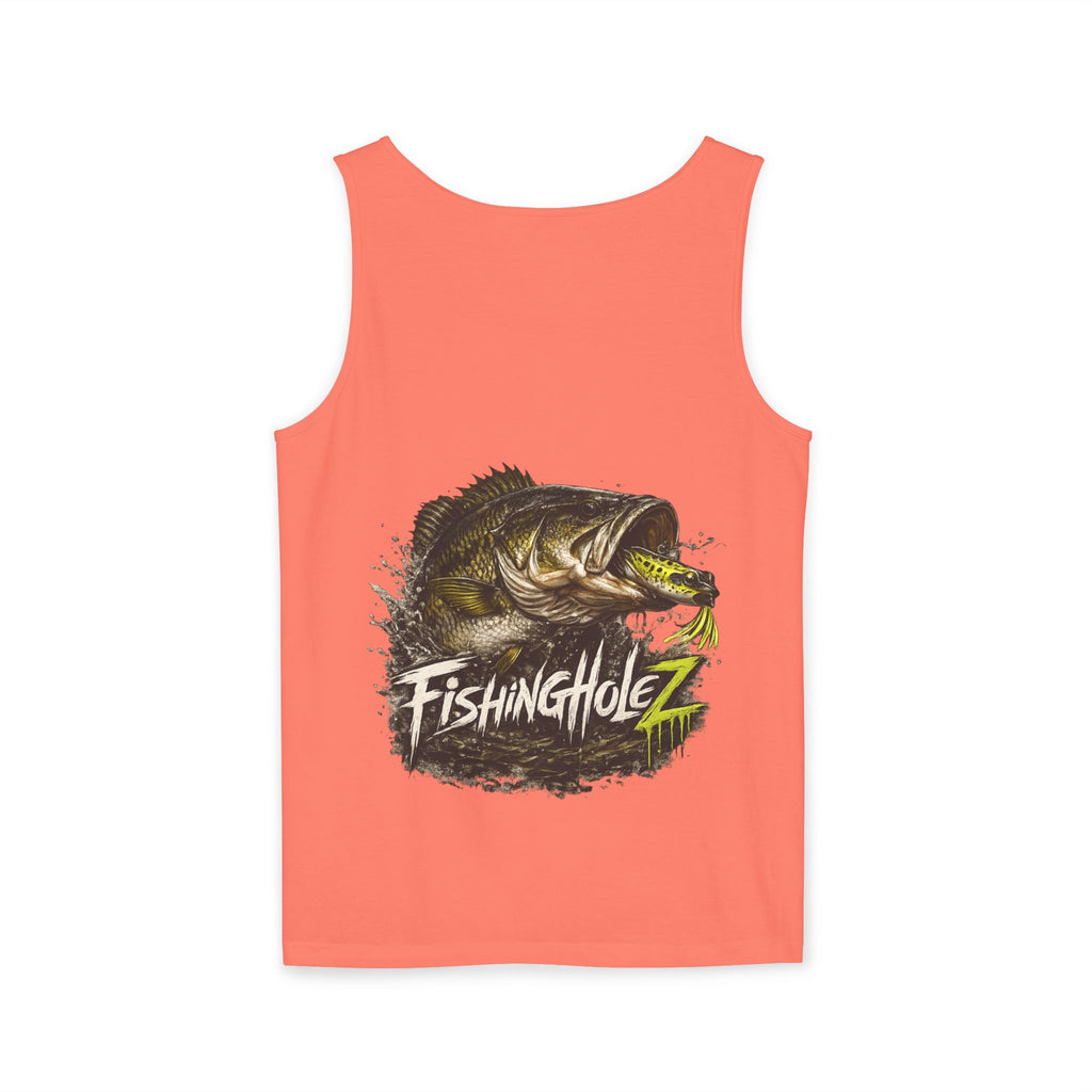 Fishing Sunrise Tank Top — FishingHoleZ Bass Graphic Tank