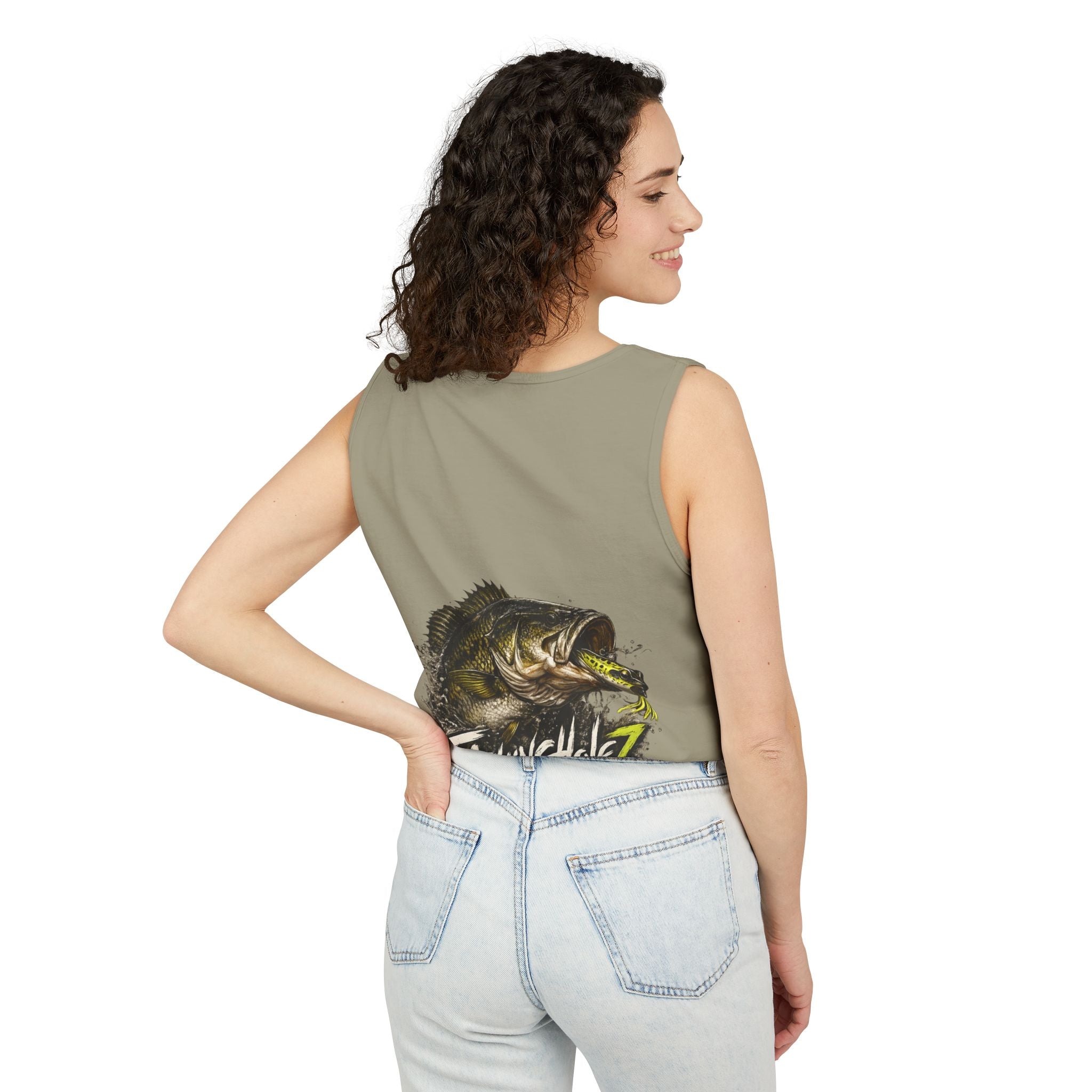 Fishing Sunrise Tank Top — FishingHoleZ Bass Graphic Tank