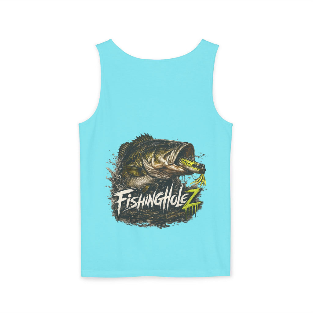 Fishing Sunrise Tank Top — FishingHoleZ Bass Graphic Tank