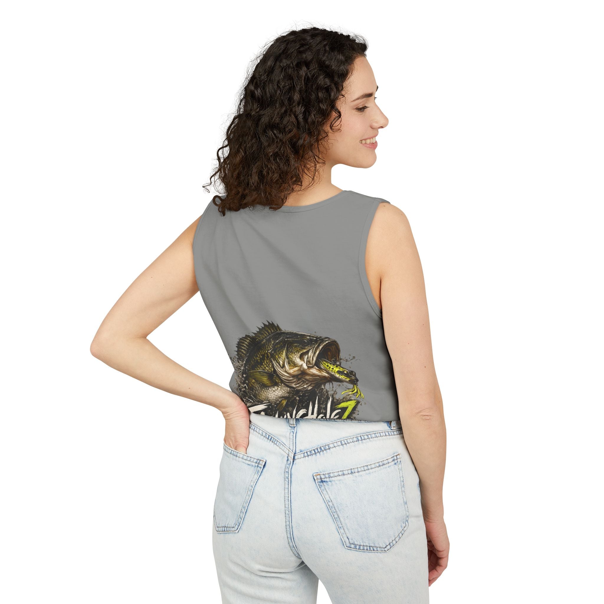 Fishing Sunrise Tank Top — FishingHoleZ Bass Graphic Tank