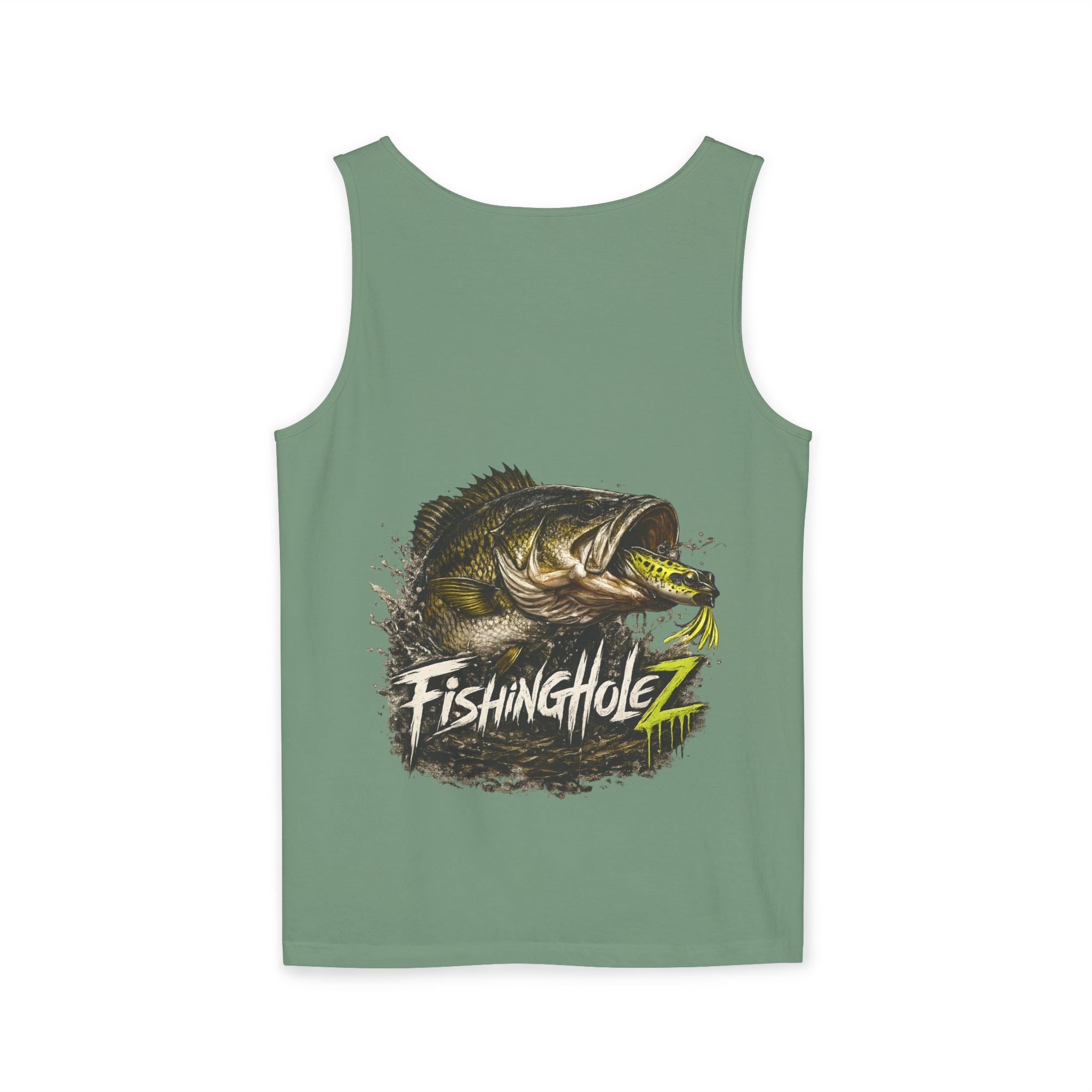 Fishing Sunrise Tank Top — FishingHoleZ Bass Graphic Tank