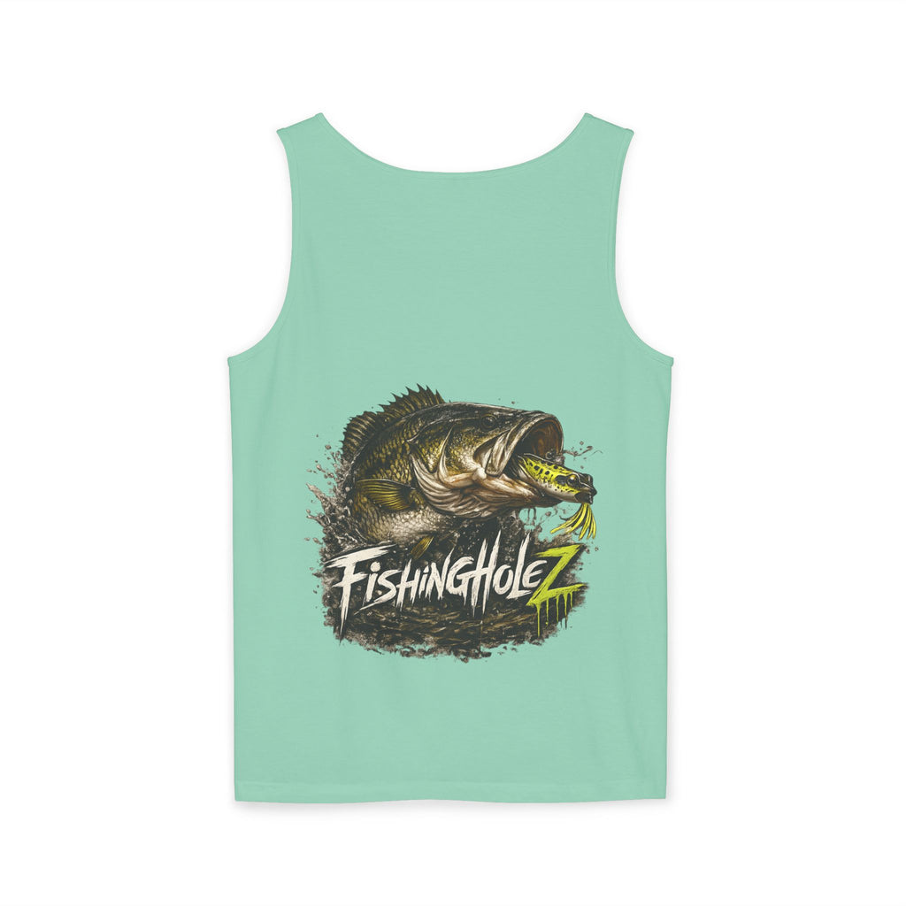 Fishing Sunrise Tank Top — FishingHoleZ Bass Graphic Tank