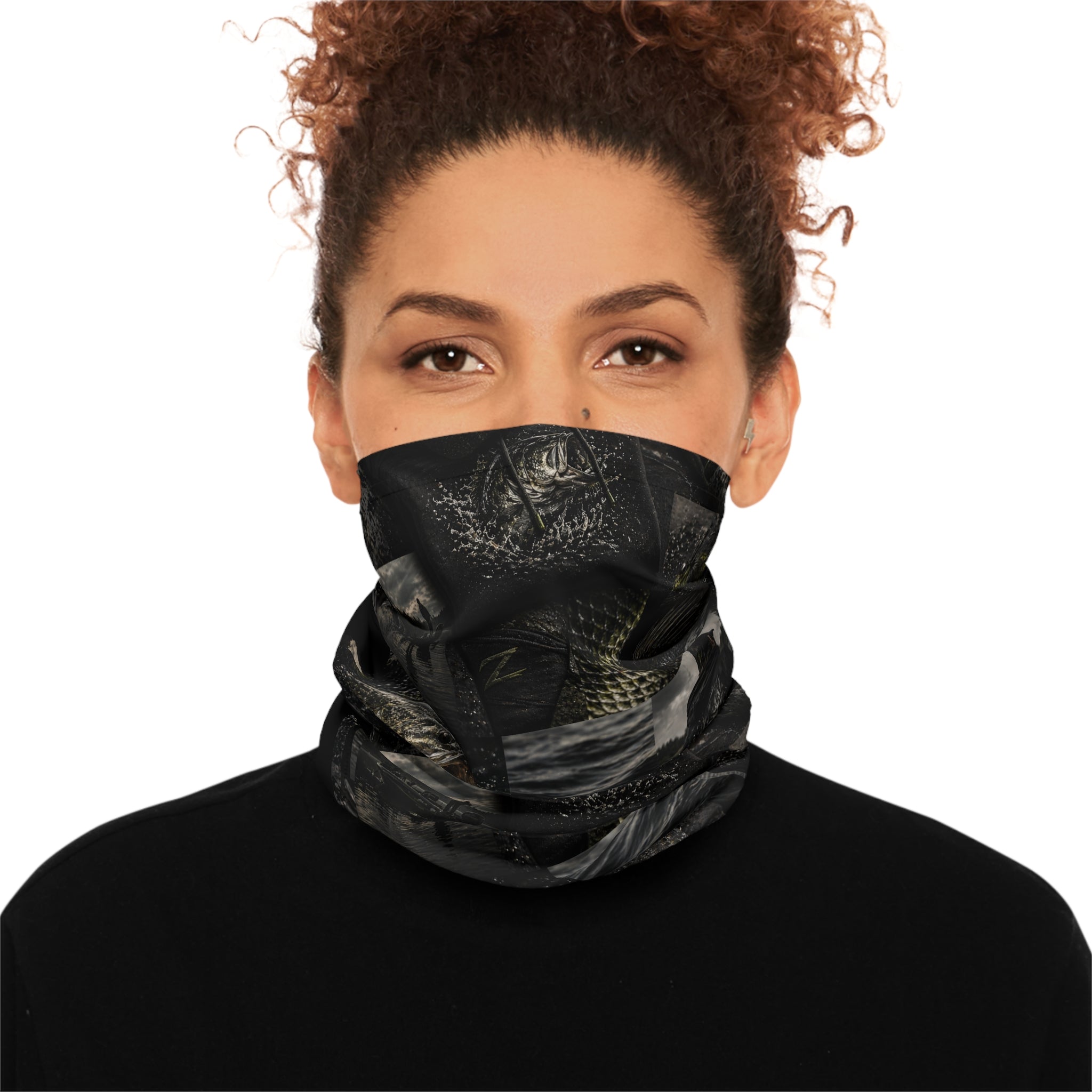 Fishing Holez Lightweight Neck Gaiter – Outdoor Fishing Face Mask & Headband