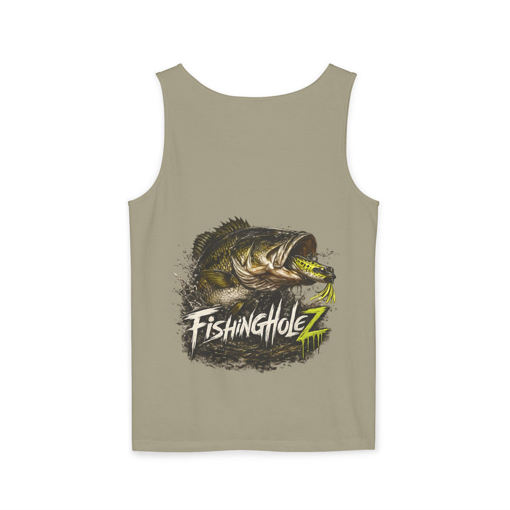 Fishing Sunrise Tank Top — FishingHoleZ Bass Graphic Tank
