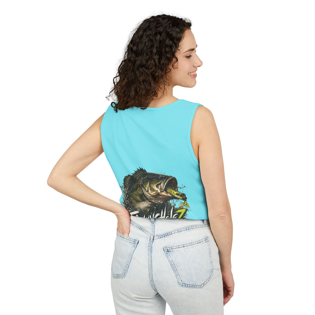 Fishing Sunrise Tank Top — FishingHoleZ Bass Graphic Tank
