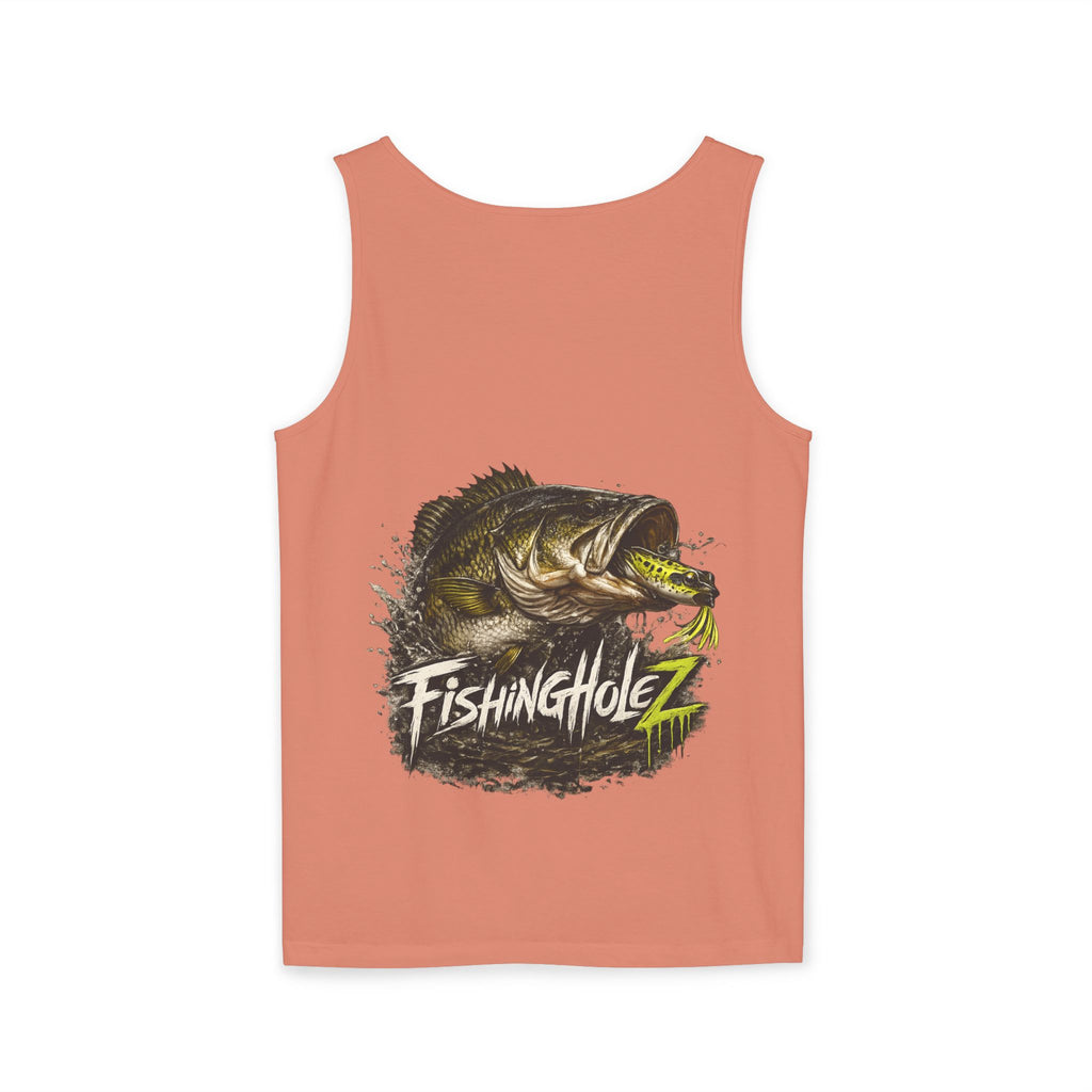 Fishing Sunrise Tank Top — FishingHoleZ Bass Graphic Tank